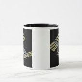 Computergegenereerd uitzicht 8 mok (Midden)