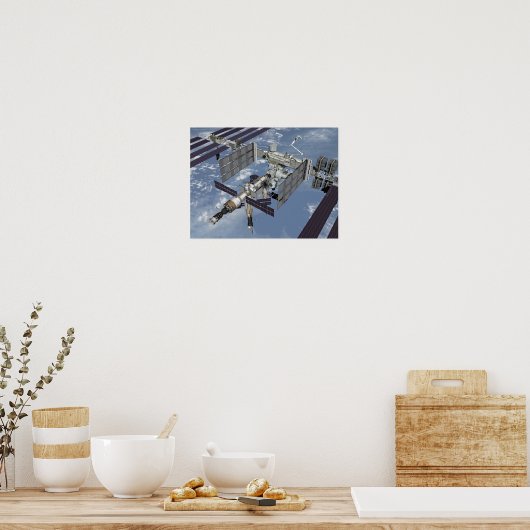 Computergegenereerd uitzicht 8 poster (Keuken)