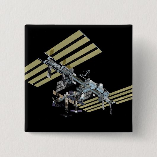 Computergegenereerd uitzicht 8 vierkante button 5,1 cm (Voorkant)