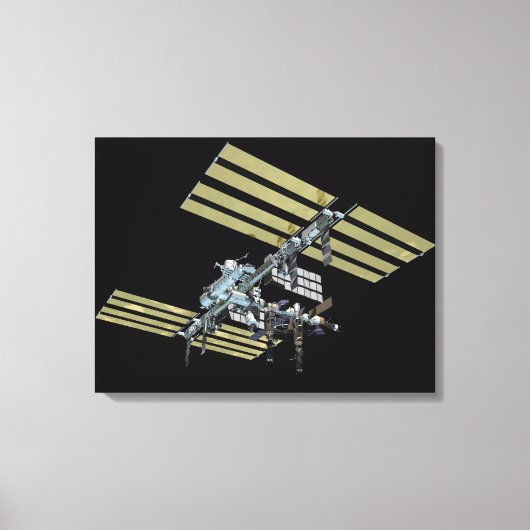 Computergegenereerd uitzicht 9 canvas afdruk (Voorkant)