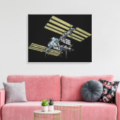 Computergegenereerd uitzicht 9 canvas afdruk (Insitu (Woonkamer))