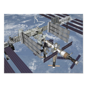 Computergegenereerd uitzicht 9 foto afdruk