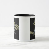 Computergegenereerd uitzicht 9 mok (Midden)