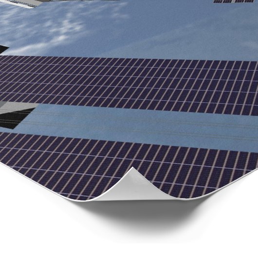 Computergegenereerd uitzicht 9 poster (Hoek)