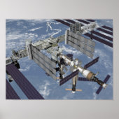 Computergegenereerd uitzicht 9 poster (Voorkant)