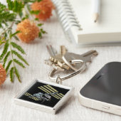 Computergegenereerd uitzicht 9 sleutelhanger (Zijkant)