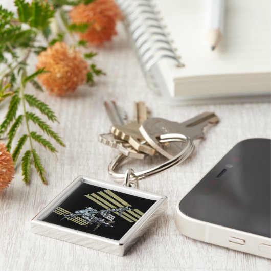 Computergegenereerd uitzicht 9 sleutelhanger (Zijkant)