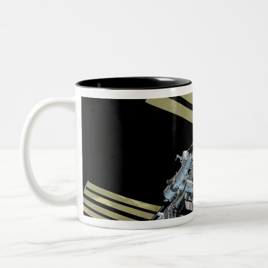 Computergegenereerd uitzicht 9 tweekleurige koffiemok (Links)