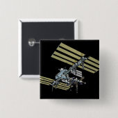 Computergegenereerd uitzicht 9 vierkante button 5,1 cm (Voorkant /achterkant)