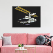 Computergegenereerd uitzicht canvas afdruk (Insitu (Woonkamer))