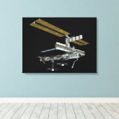 Computergegenereerd uitzicht canvas afdruk (Insitu (Houten vloer))