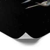 Computergegenereerd uitzicht poster (Hoek)