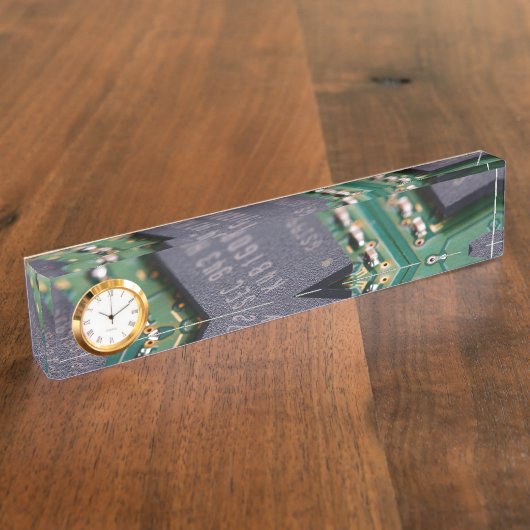 Computergeheugenchips Naambordje (Zijkant)