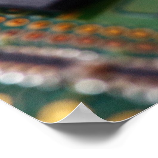 Computergeheugenchips Poster (Hoek)