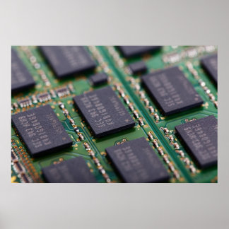 Computergeheugenchips Poster