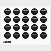 Computergek Nerd Cadeau Grappige programmeur Ronde Sticker (Vel)