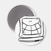 Computerglimmen Magneet (Voorkant / Achterkant)