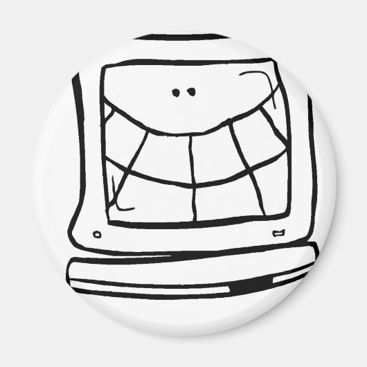 Computerglimmen Magneet (Voorkant)