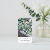Computerhardware-expert printplaatopslag visitekaartje (Staand voorkant)