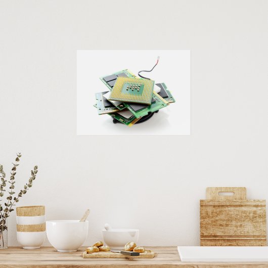 Computerhardware Poster (Keuken)