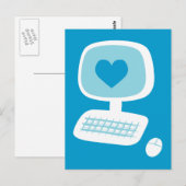 Computerhart Briefkaart (Voorkant / Achterkant)
