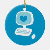 Computerhart Keramisch Ornament (Voorkant)