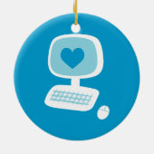 Computerhart Keramisch Ornament (Achterkant)