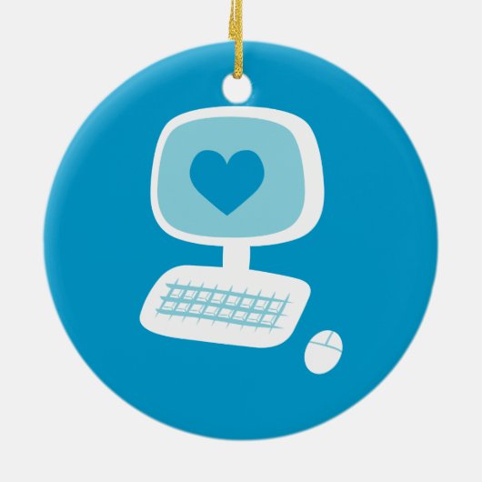 Computerhart Keramisch Ornament (Achterkant)