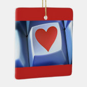 COMPUTERHART VOOR DE COMPUTERPERSOON SIERADEN KERAMISCH ORNAMENT (Rechts)