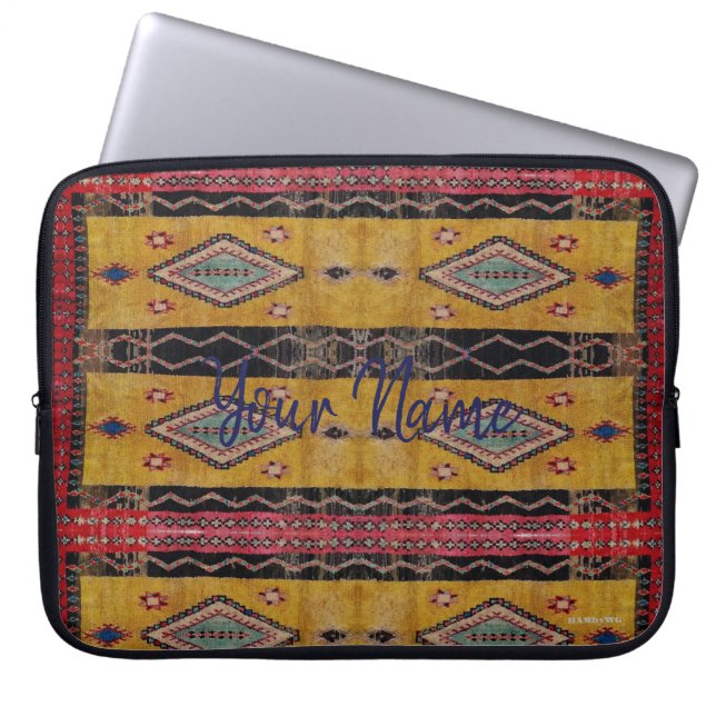 Computerhoes Boheemse Hippy HAMbyWG Laptop Sleeve (Voorkant)