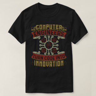 Computeringenieurs coderen voor innovatie t-shirt