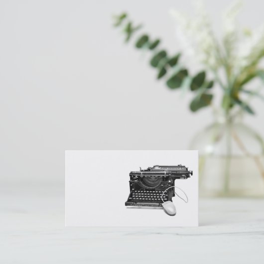 Computerinstructie Visitekaartje (Staand voorkant)