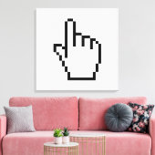 COMPUTERKIJKER/MOUSCURSOR CANVAS AFDRUK (Insitu (Woonkamer))