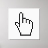 COMPUTERKIJKER/MOUSCURSOR CANVAS AFDRUK (Voorkant)