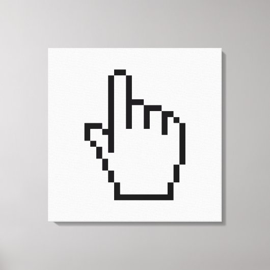 COMPUTERKIJKER/MOUSCURSOR CANVAS AFDRUK (Voorkant)