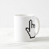 COMPUTERKIJKER/MOUSCURSOR KOFFIEMOK (Voorkant rechts)