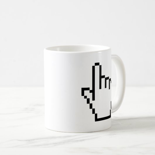 COMPUTERKIJKER/MOUSCURSOR KOFFIEMOK (Voorkant rechts)