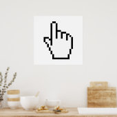 COMPUTERKIJKER/MOUSCURSOR POSTER (Keuken)