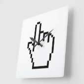 COMPUTERKIJKER/MOUSCURSOR VIERKANTE KLOK (Hoek)