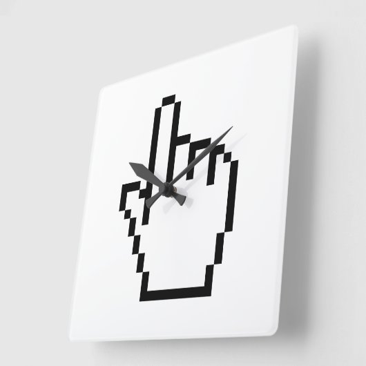 COMPUTERKIJKER/MOUSCURSOR VIERKANTE KLOK (Hoek)