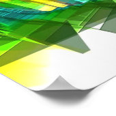 computerkunst door Dave Scruton: "Mandel" Poster (Hoek)