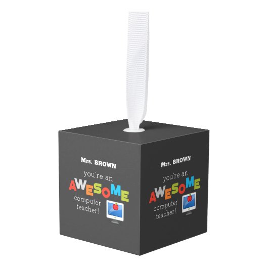 Computerleraar appreciatiedag, Geweldige Decoratie (Voorkant hoekig)