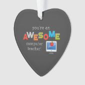 Computerleraar appreciatiedag, Geweldige Ornament (voorkant)