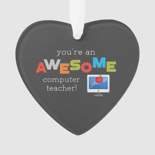 Computerleraar appreciatiedag, Geweldige Ornament (voorkant)