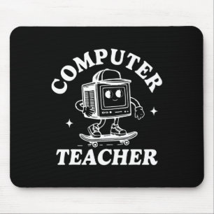 Computerleraar Computer Skateboarden Wetenschap Te Muismat
