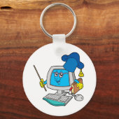 Computerleraar Sleutelhanger (Voorkant)