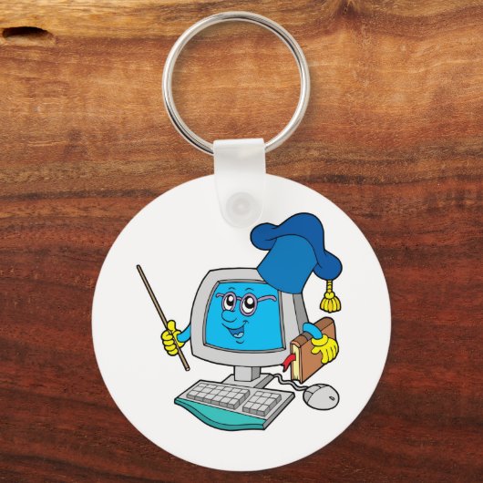 Computerleraar Sleutelhanger (Voorkant)