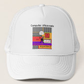Computerliefhebberlogo Trucker Pet (Voorkant)