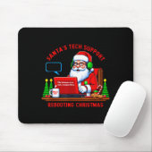 Computermeme grappige Kerstman technische onderste Muismat (Met muis)