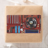 Computermoederbord Etiket (Insitu)